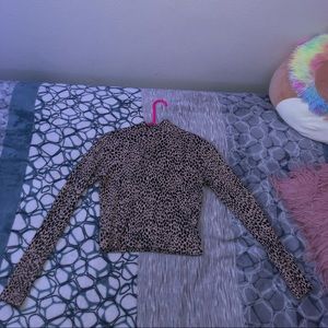 brandy cheetah turtle neck